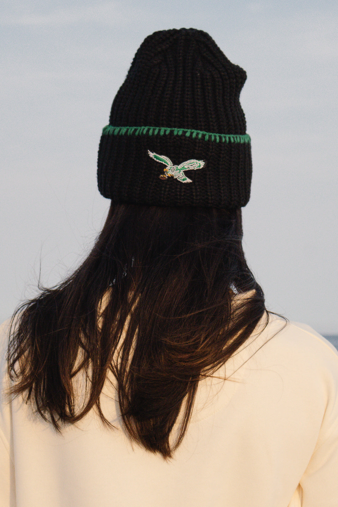Philadelphia Eagles Historic Black Blanket Stitch