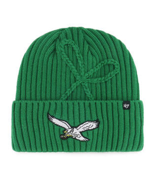 Philadelphia Eagles Historic Kelly Bow Cuff Knit Beanie