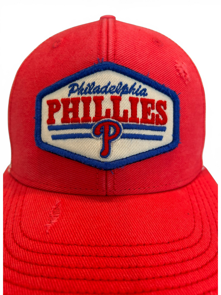 Philadelphia Phillies Light Habanero Red Trucker