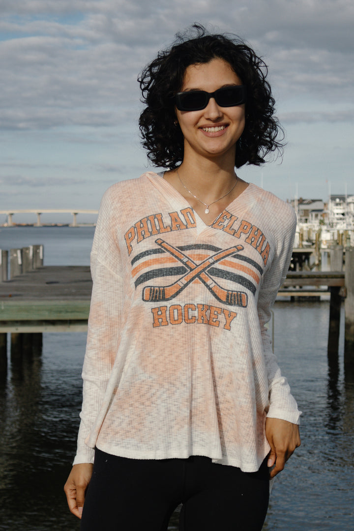 Philly Hockey Lightweight Long Sleeve w/ Hoodie