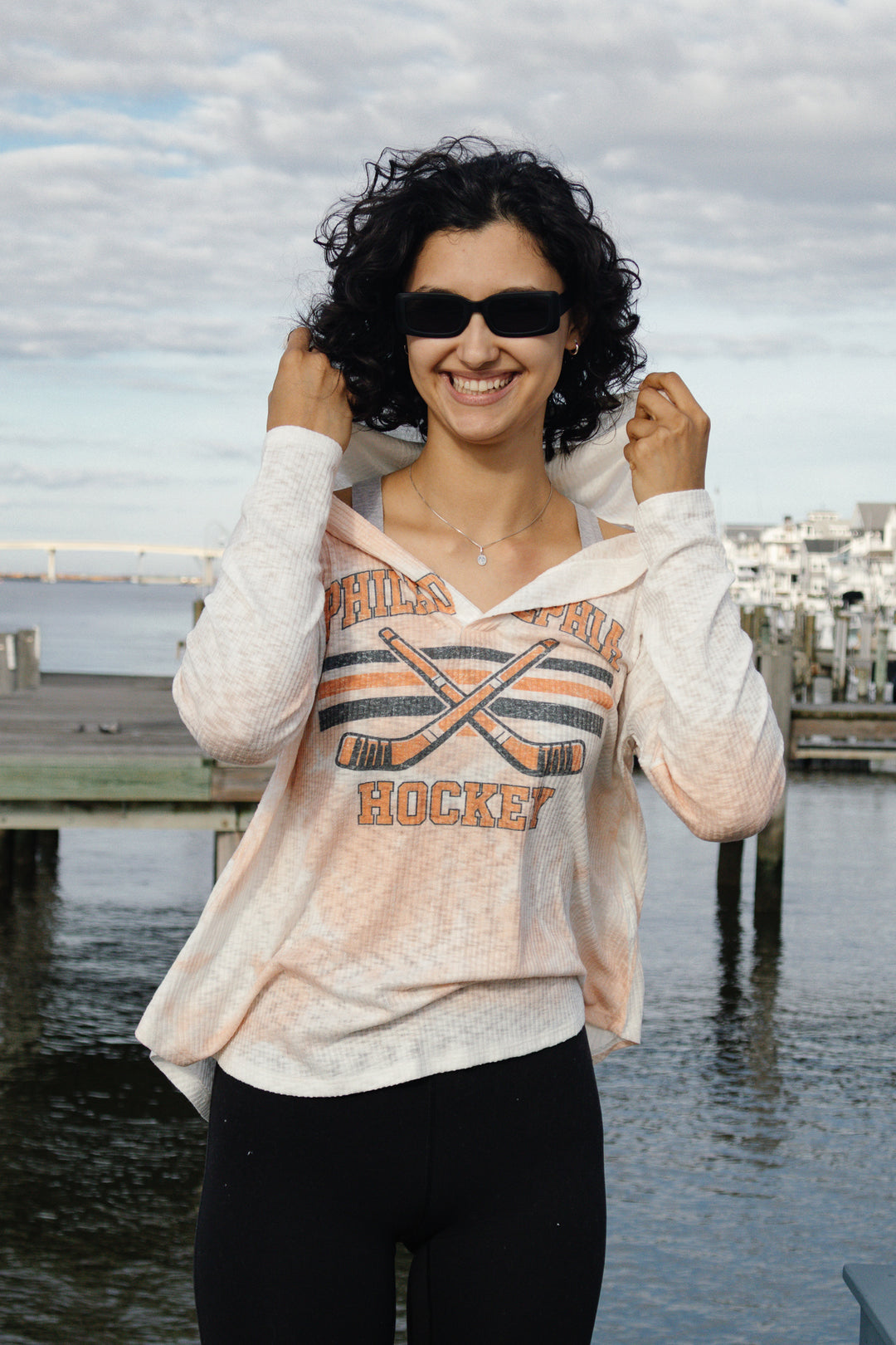 Philly Hockey Lightweight Long Sleeve w/ Hoodie
