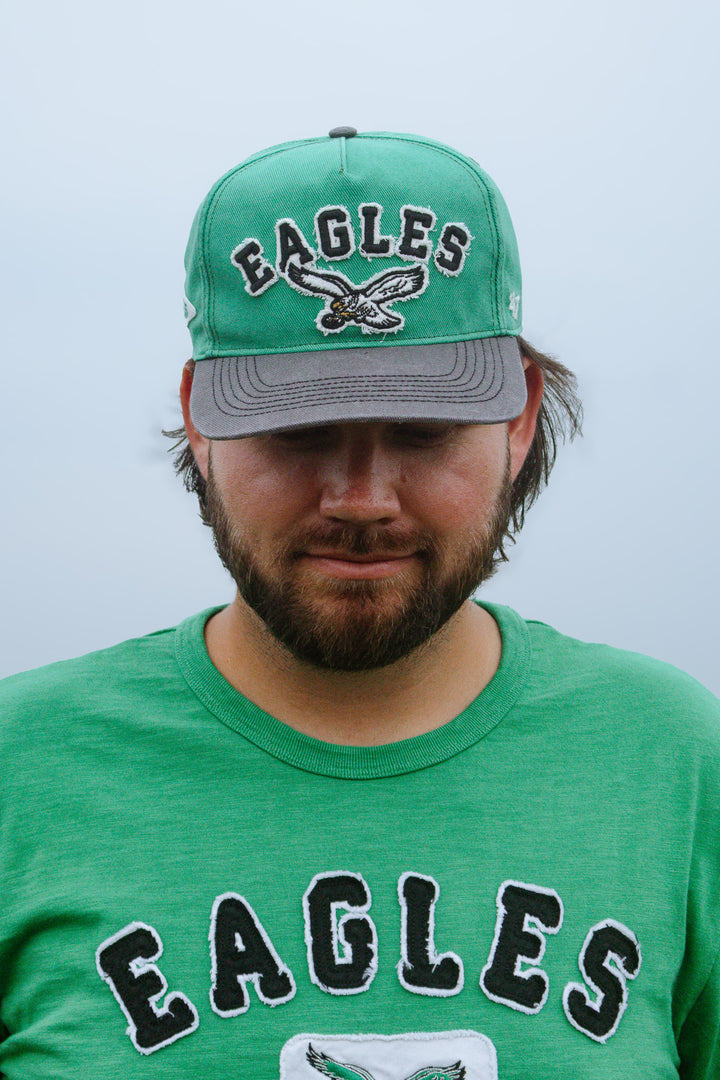 Philadelphia Eagles Historic Mixed Green Calderwood Hitch Adjustable Hat