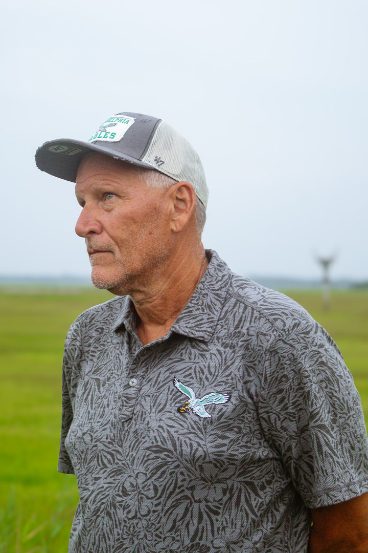 Philadelphia Eagles Egremont Charcoal Well-Worn Adjustable Trucker Hat