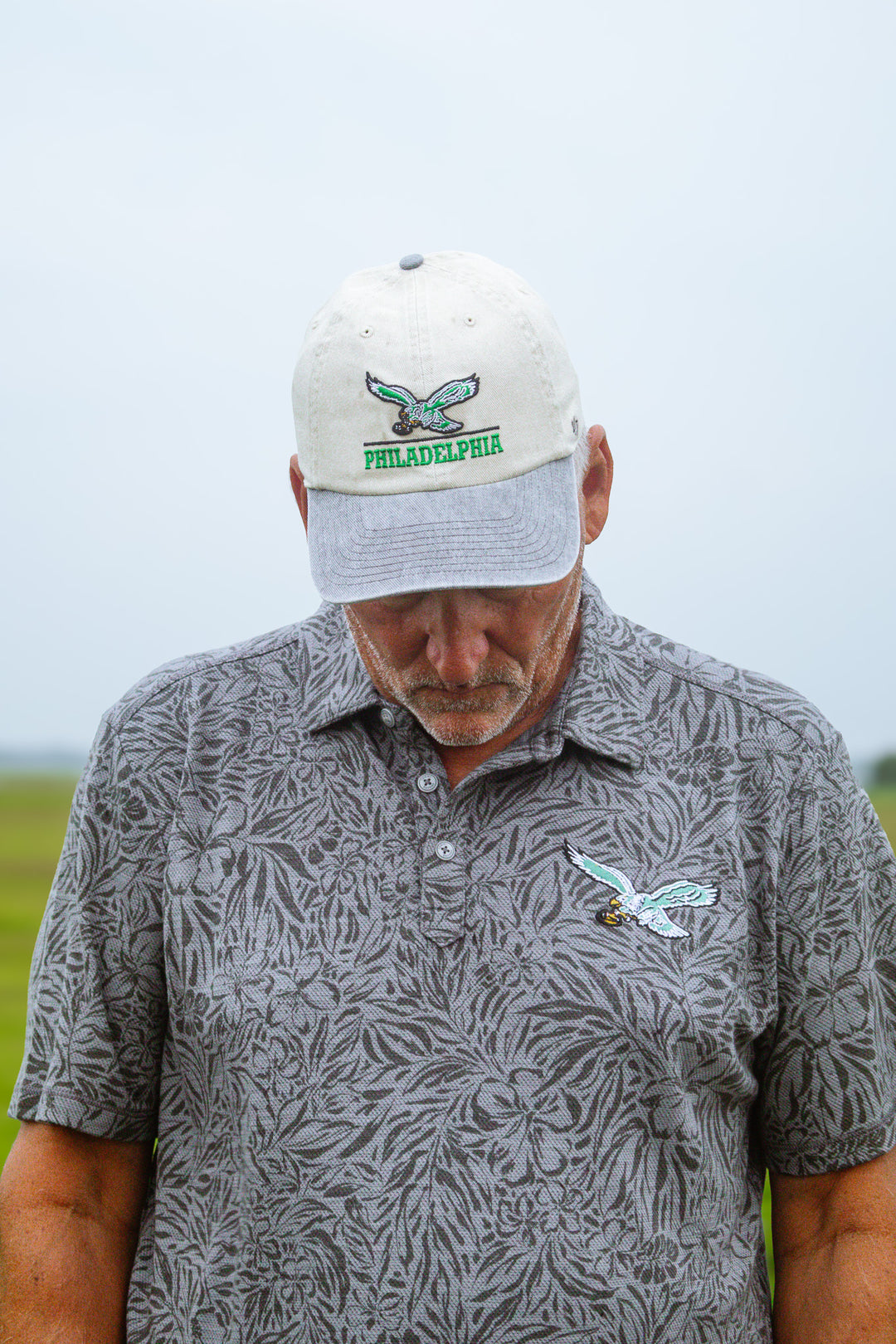 Philadelphia Eagles Historic Mojave Logo Line TT Clean Up