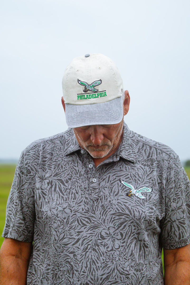 Philadelphia Eagles Historic Mojave Logo Line TT Clean Up