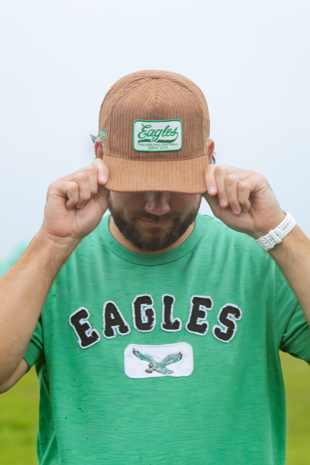 Philadelphia Eagles Historic Pinecone Cord Patch 47 Hitch R