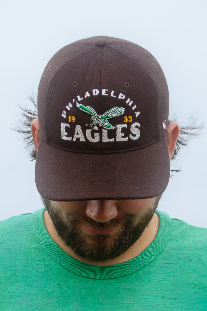Philadelphia Eagles Historic Brown Arcitext Wool Franchise Hat