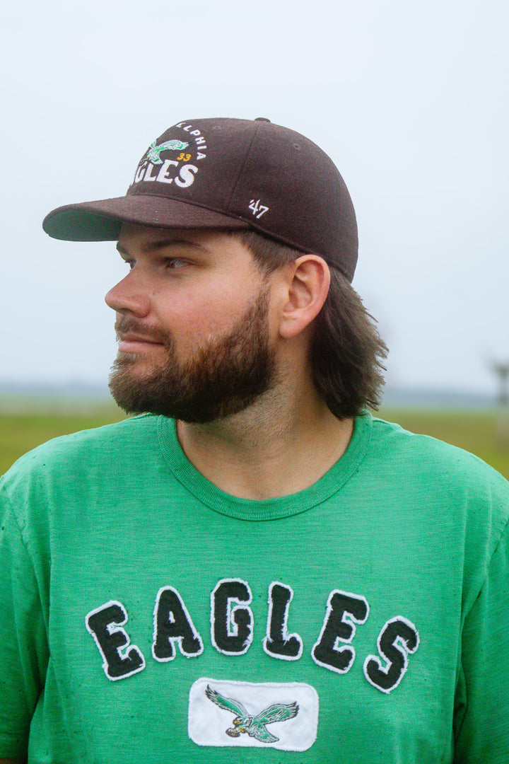 Philadelphia Eagles Historic Brown Arcitext Wool Franchise Hat