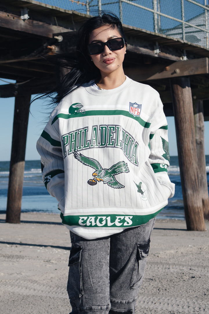 Philadelphia Eagles Too Maxxed Fleece Crew