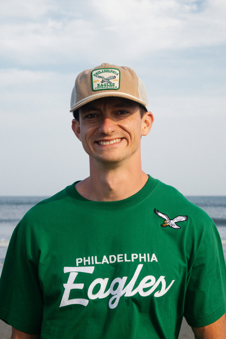 Philadelphia Eagles Historic Khaki  Cordlandia Hitch Adjustable Hat
