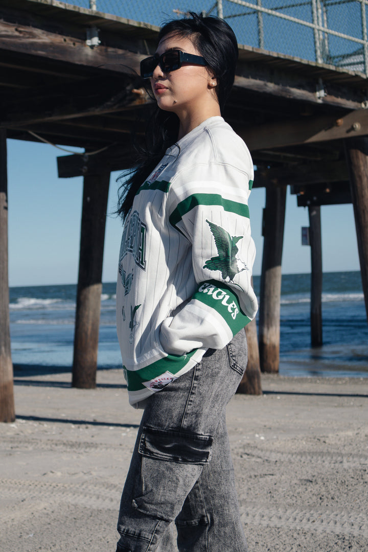 Philadelphia Eagles Too Maxxed Fleece Crew
