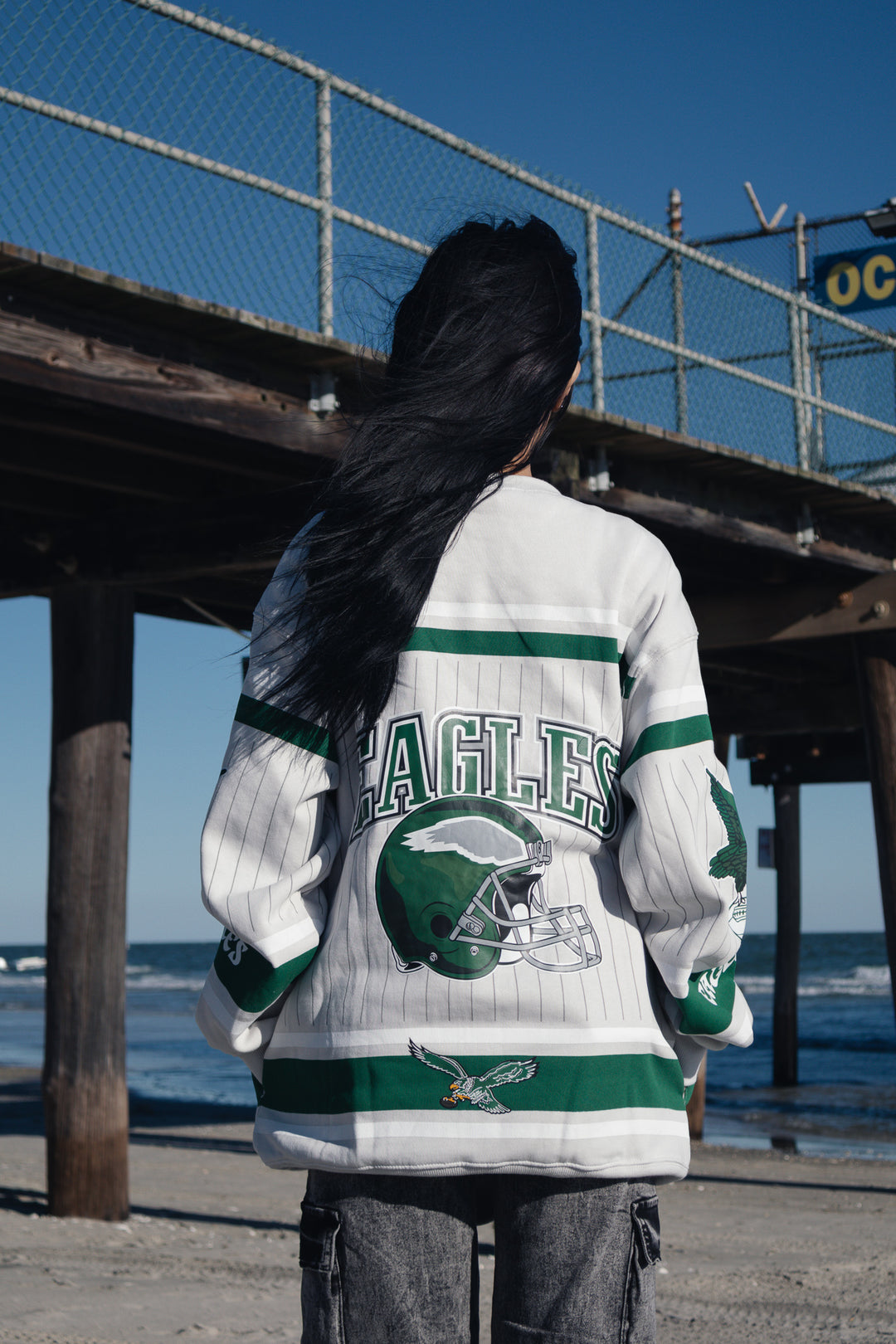Philadelphia Eagles Too Maxxed Fleece Crew