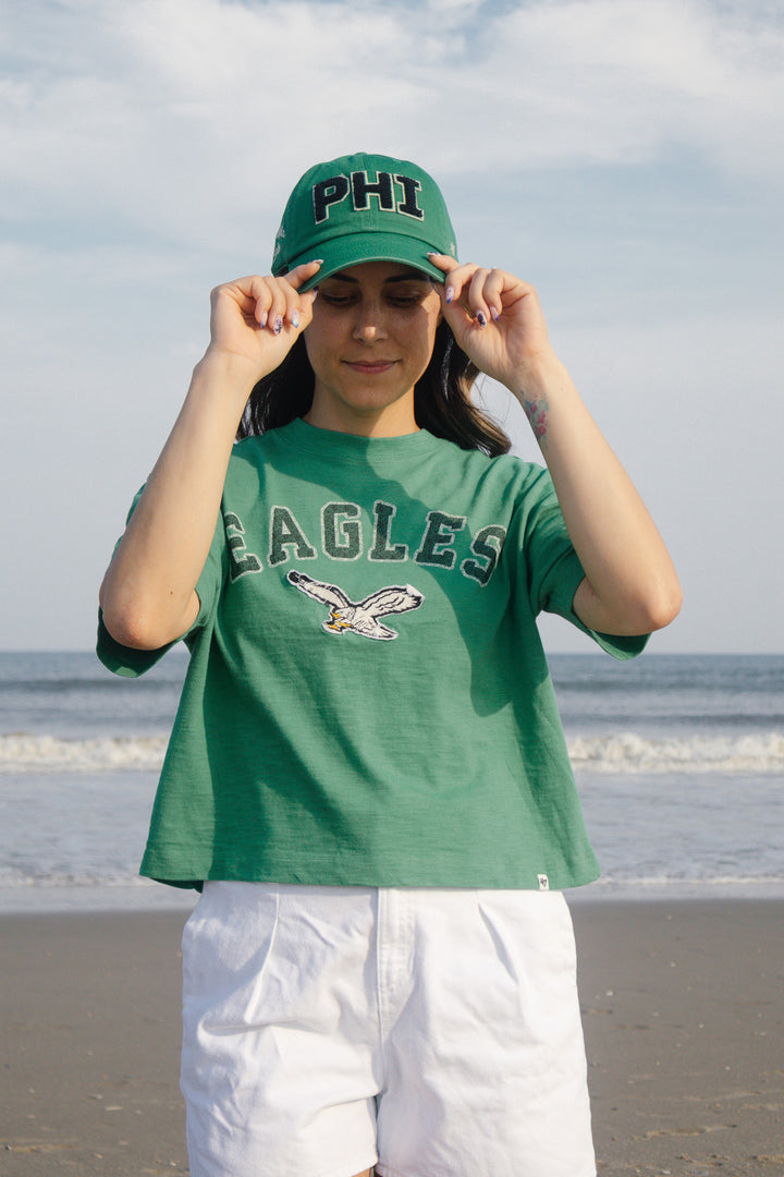 Women Philadelphia Eagles Historic Kelly Zoey Clean Up Hat
