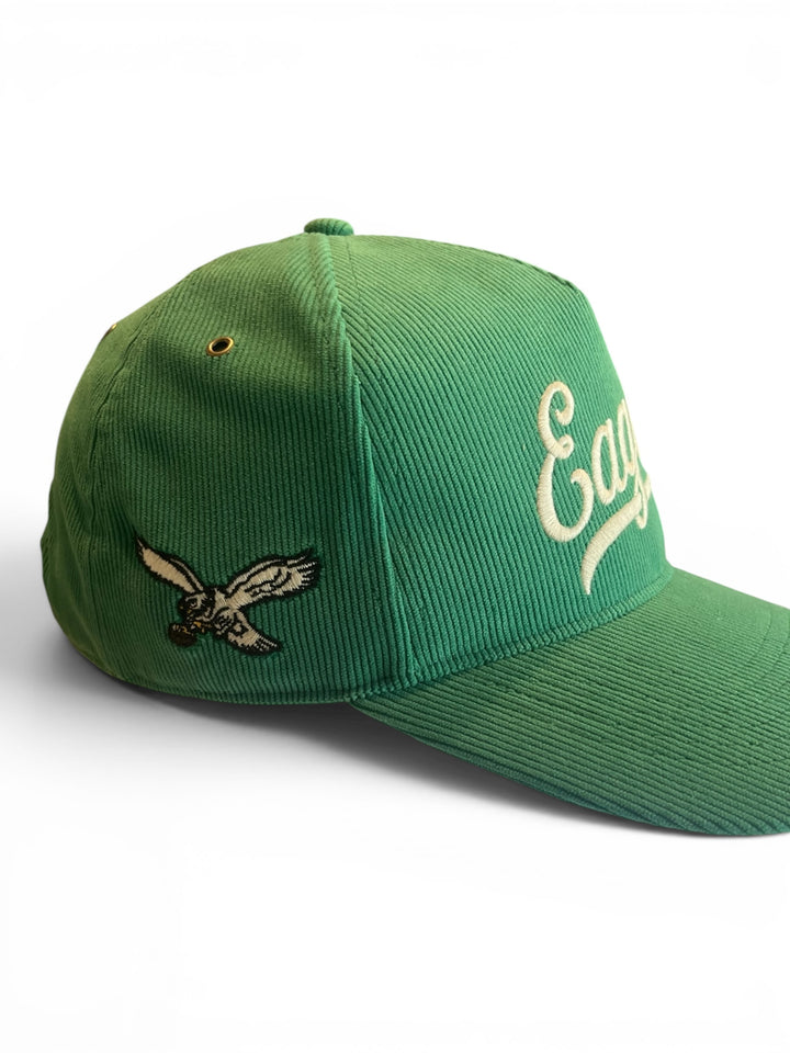 Philadelphia Eagles Corduroy Eagles Script Kelly Hitch