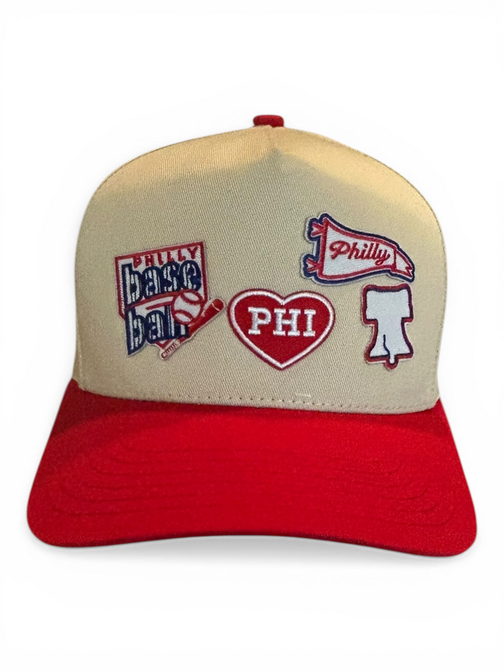 Philly Red Multi Patch Hitch Hat