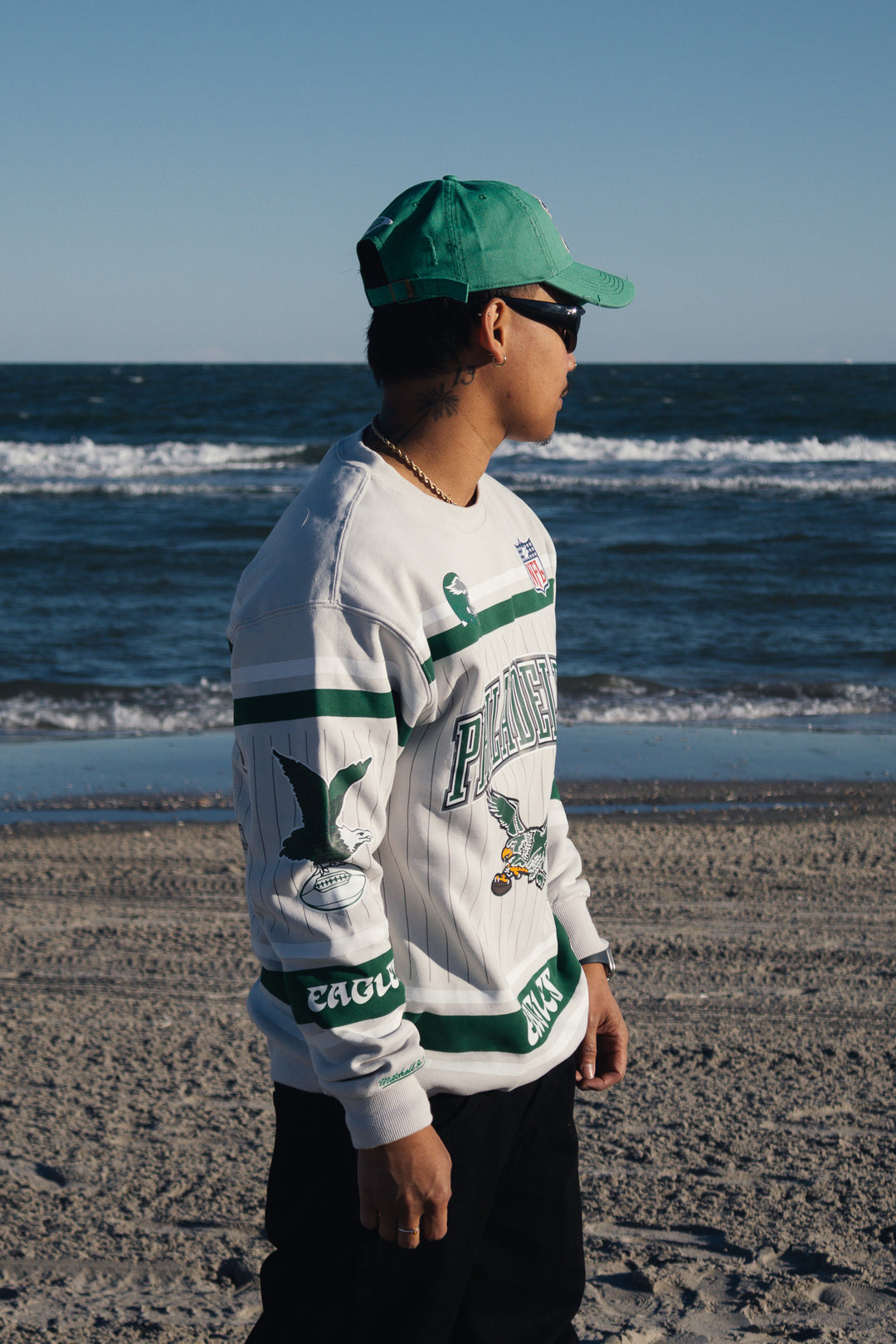 Philadelphia Eagles Too Maxxed Fleece Crew