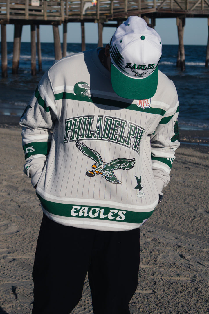 Philadelphia Eagles Too Maxxed Fleece Crew