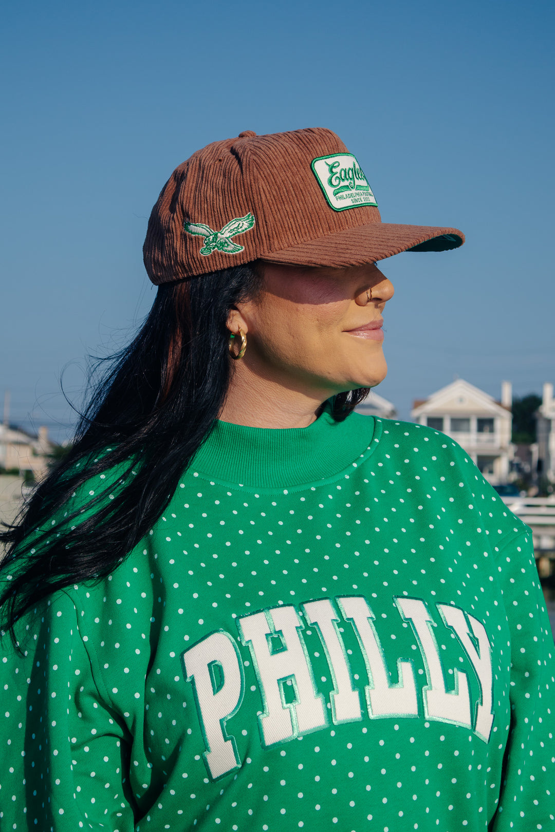 Philly Heather Pocket Mock Neck Sweatshirt