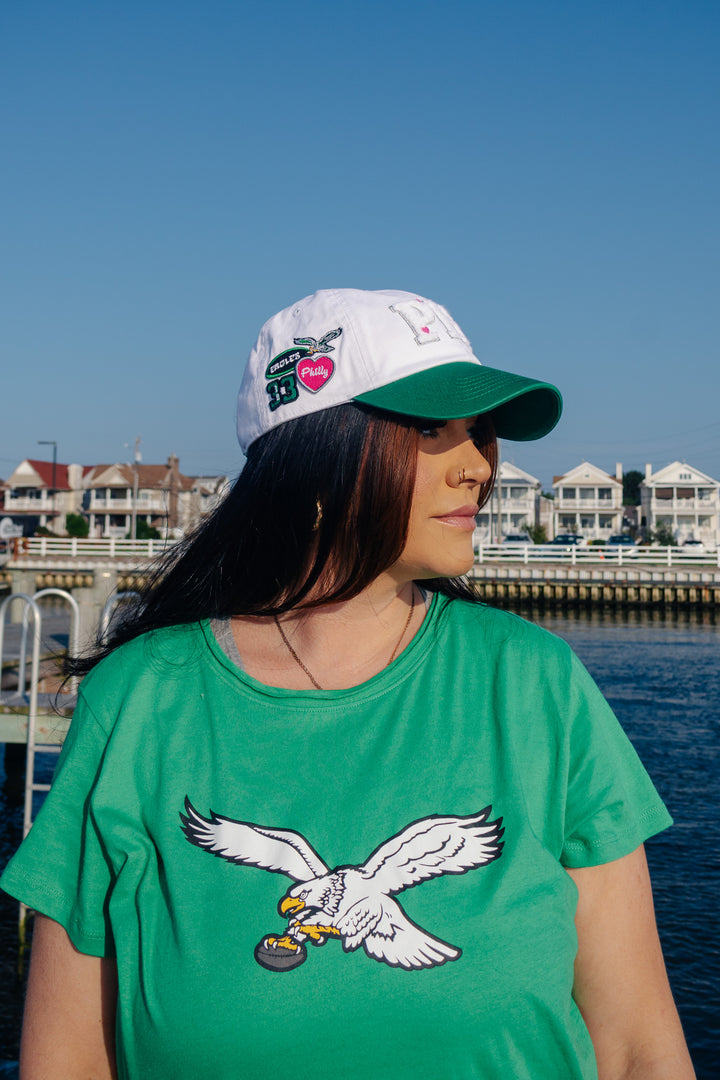 Philadelphia Eagles Historic White Trendy Badge Clean Up