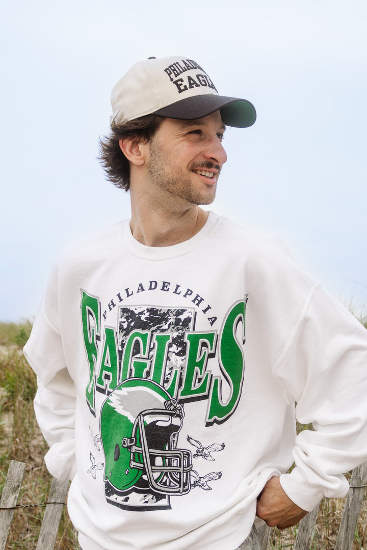 Philadelphia Eagles Bone Broke Line Loop MVP Hat