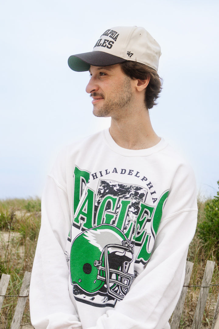 Philadelphia Eagles Bone Broke Line Loop MVP Hat