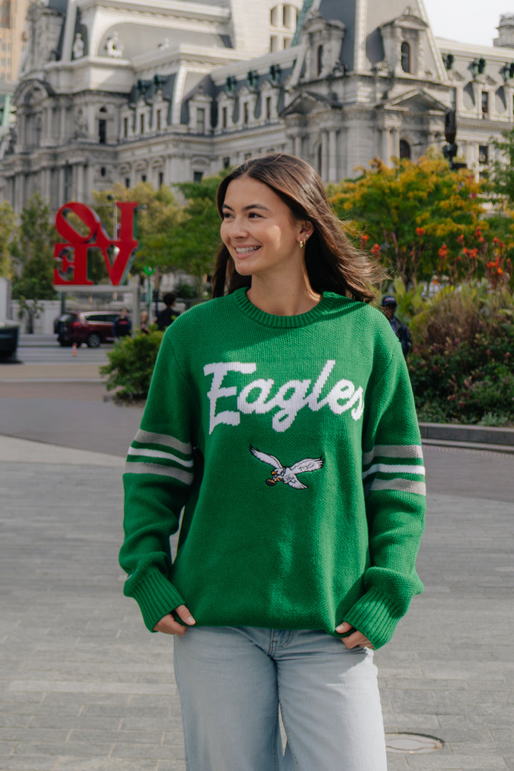 Philadelphia Eagles Kelly Green Head Coach Sweater