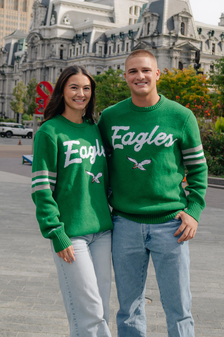 Philadelphia Eagles Kelly Green Head Coach Sweater
