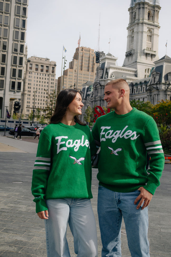 Philadelphia Eagles Kelly Green Head Coach Sweater