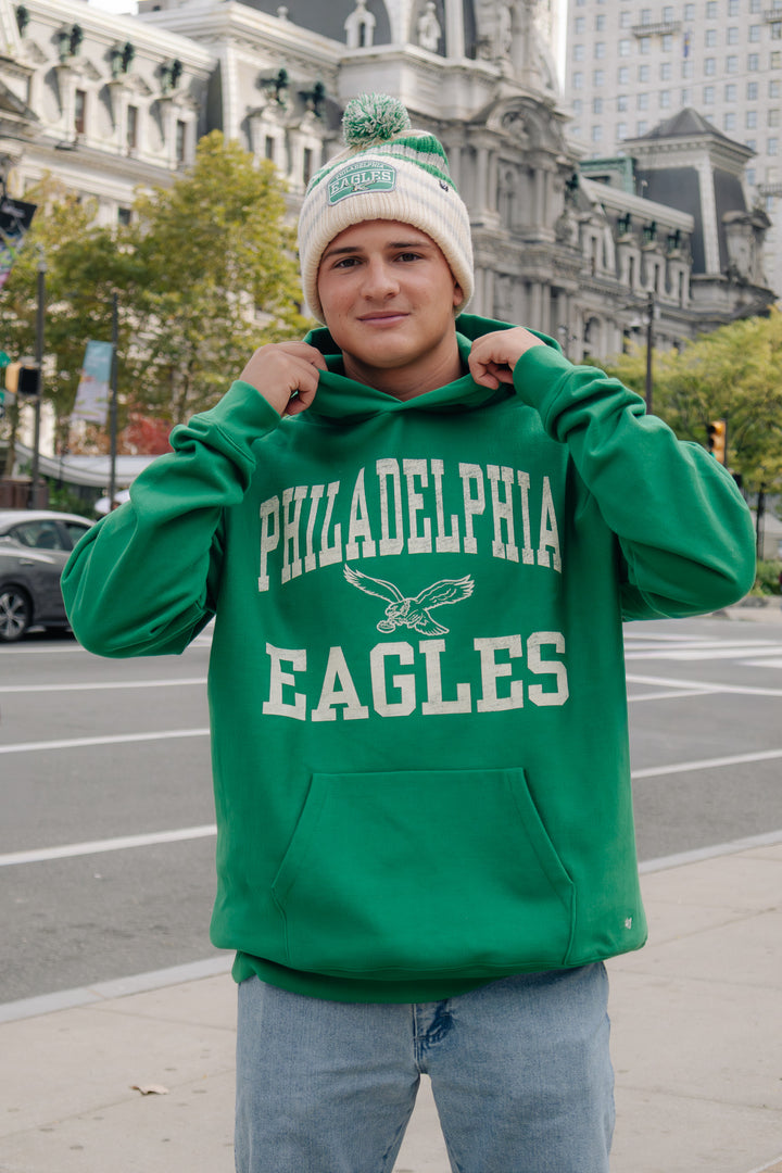 Philadelphia Eagles Historic Campus Stack Arched Foundation Hoodie