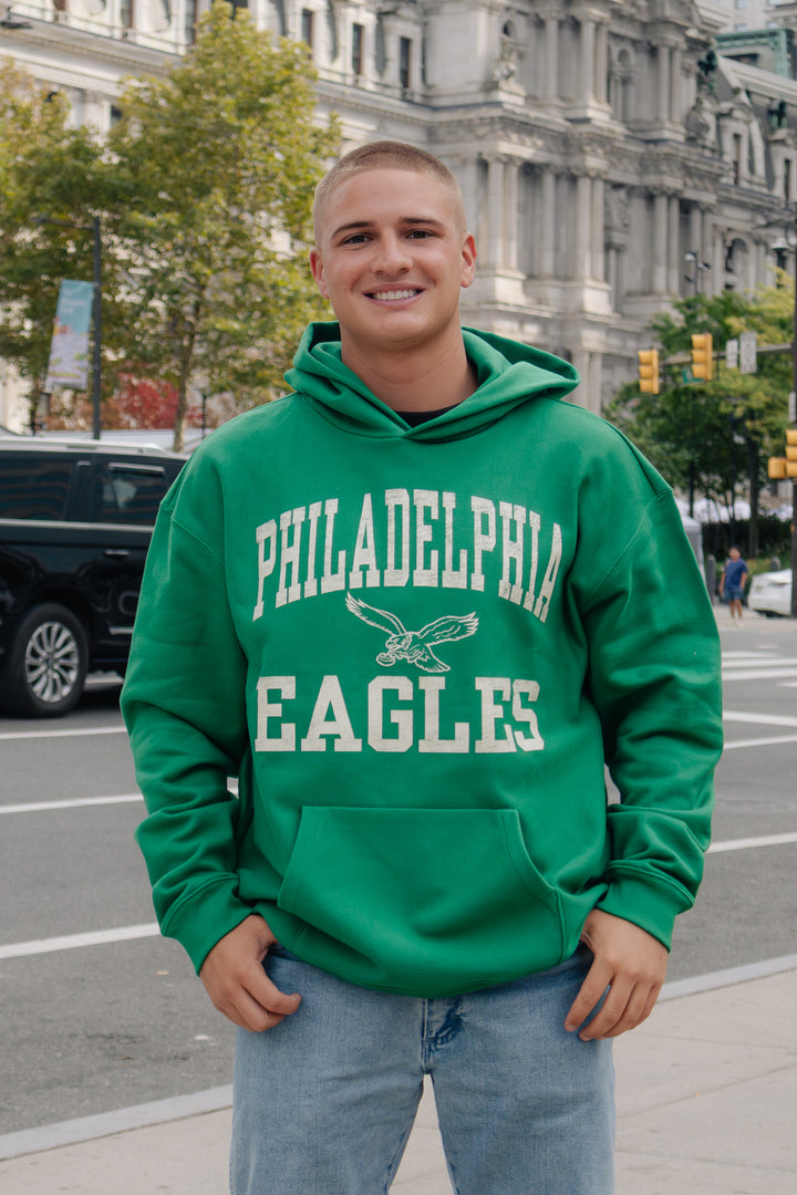 Philadelphia Eagles Historic Campus Stack Arched Foundation Hoodie
