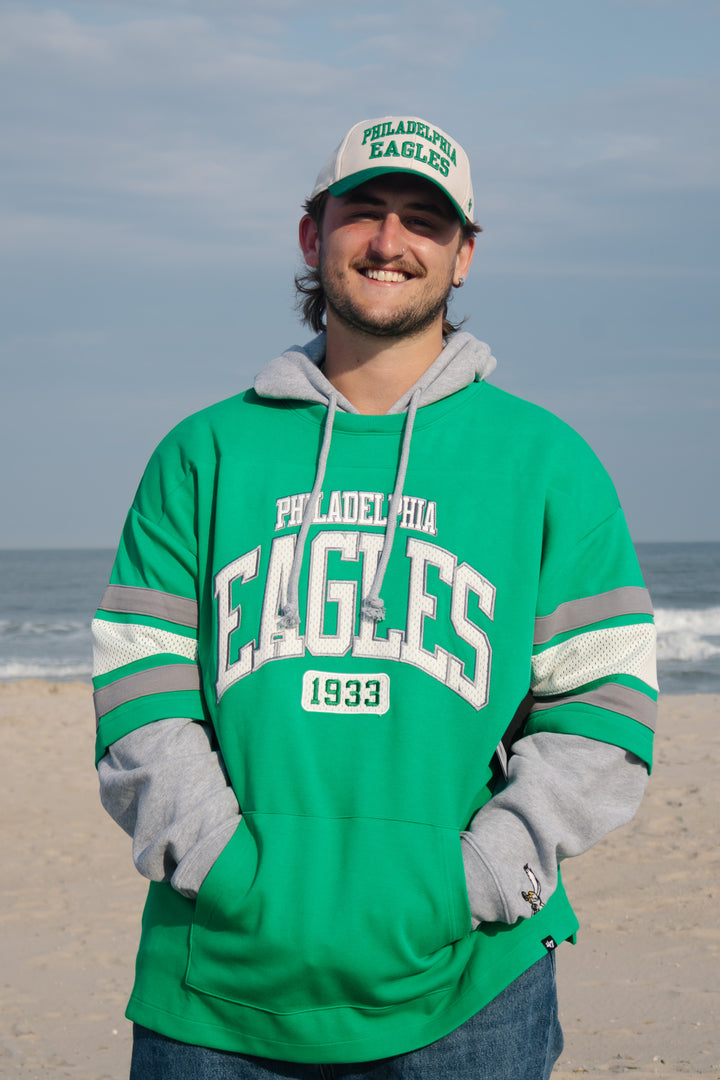 Philadelphia Eagles Historic Bone Broke Line Loop 47 MVP Hat