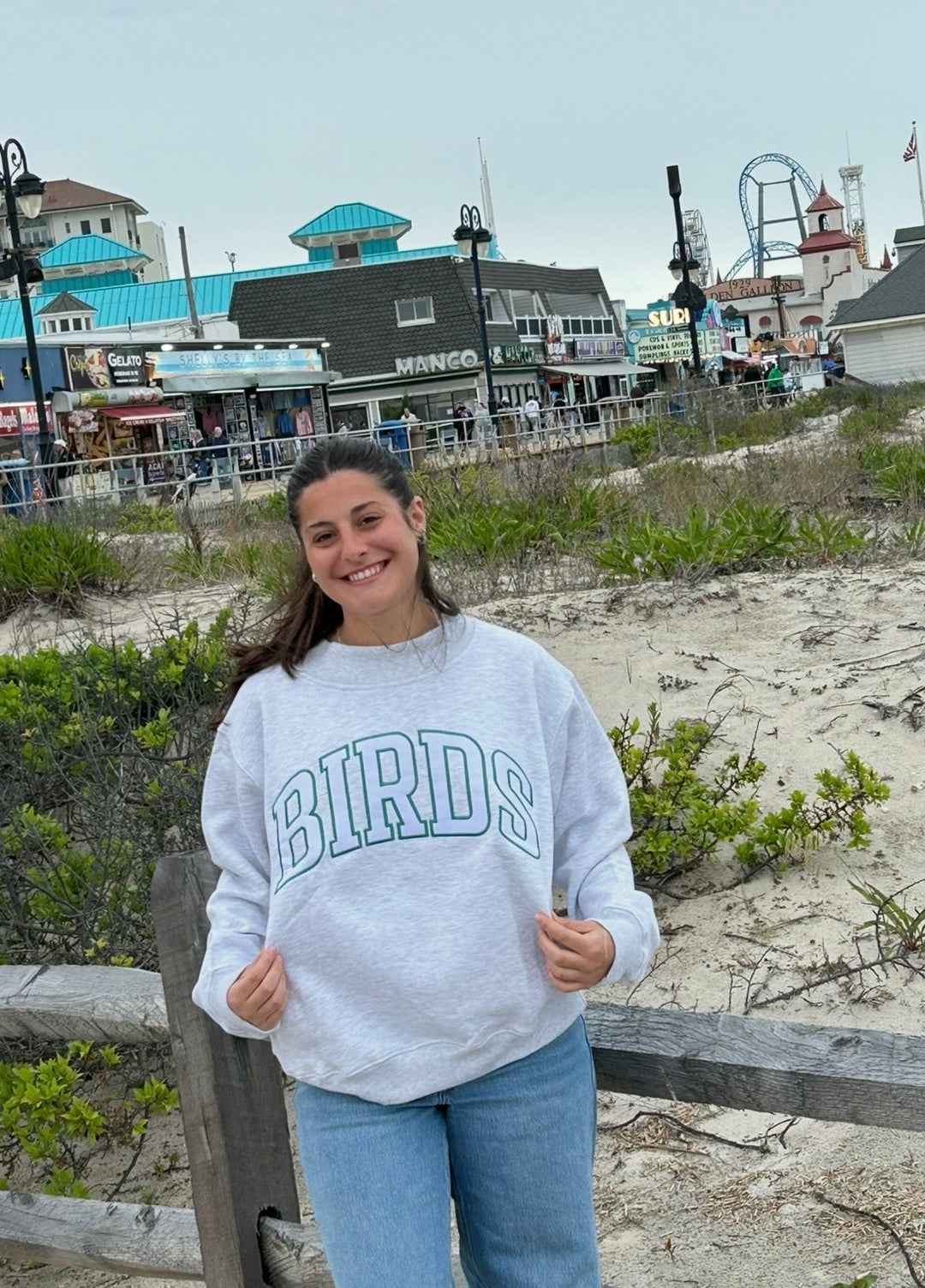 Philly Birds Mock Neck Sweatshirt
