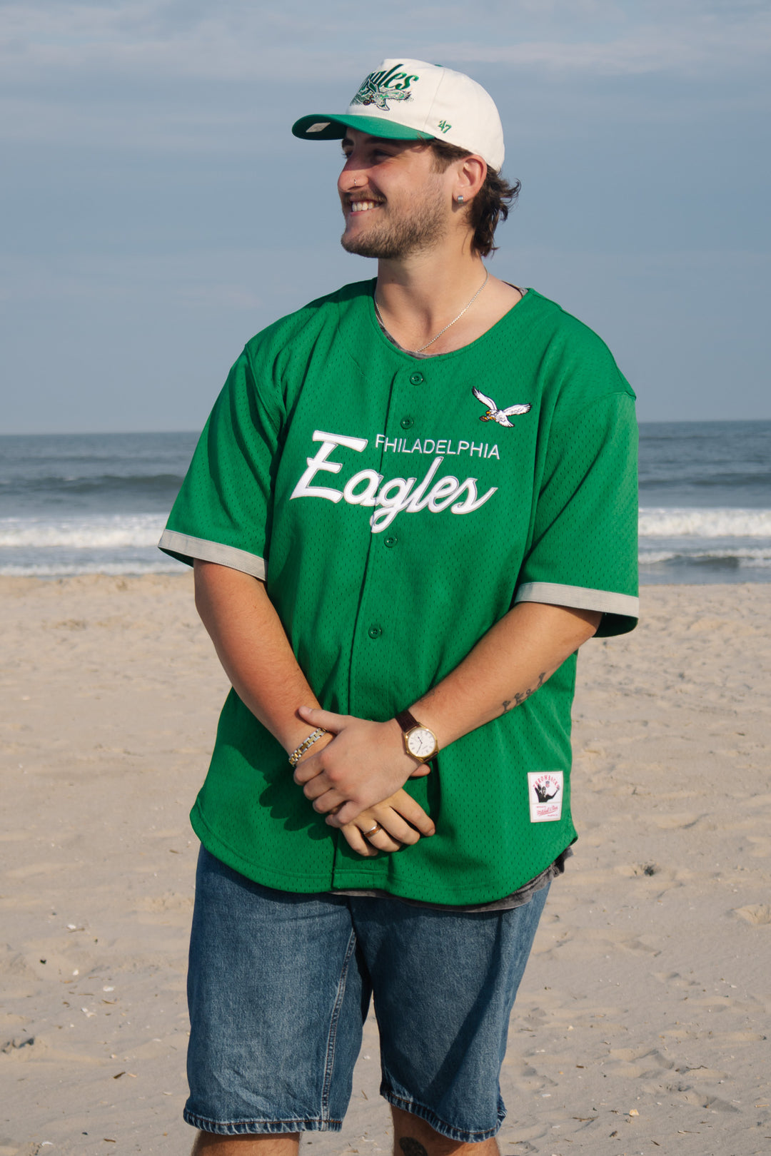 Philadelphia Eagles Historic Sandstone Enfield Hitch  Adjustable Hat