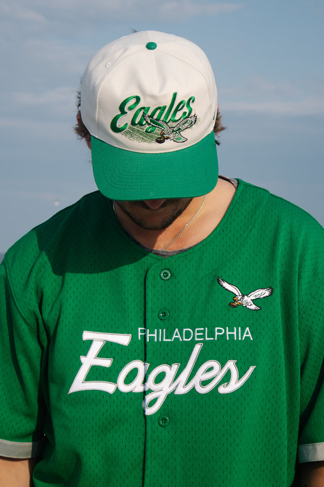 Philadelphia Eagles Historic Sandstone Enfield Hitch  Adjustable Hat