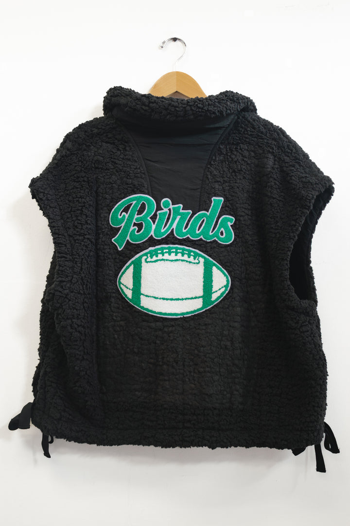 Philly Football Sherpa Button Vest