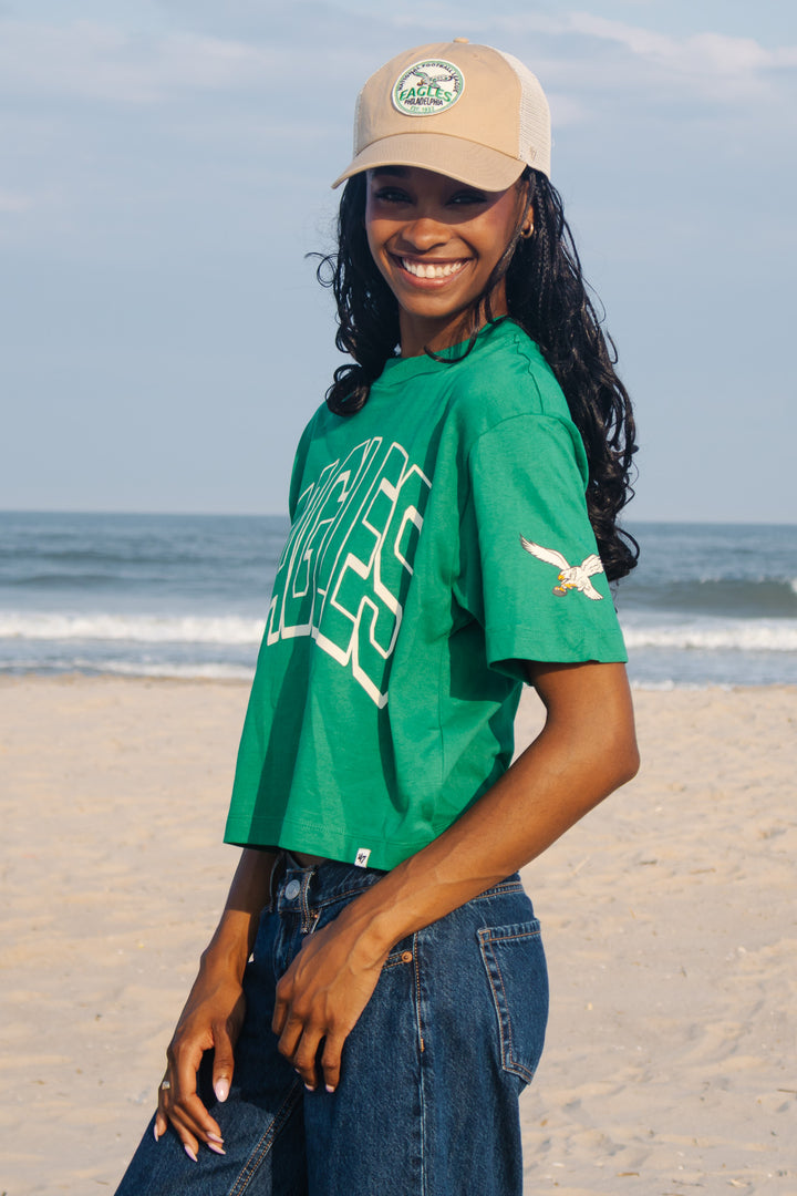 Philadelphia Eagles Kelly Green Call Out Reed City T-Shirt