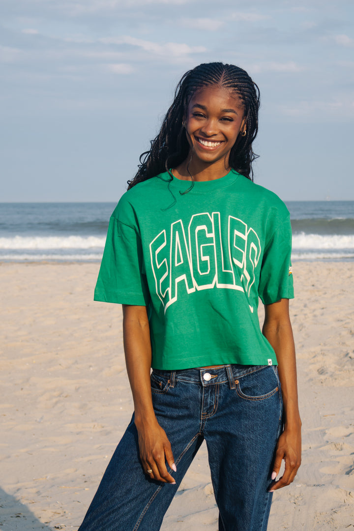 Philadelphia Eagles Kelly Green Call Out Reed City T-Shirt