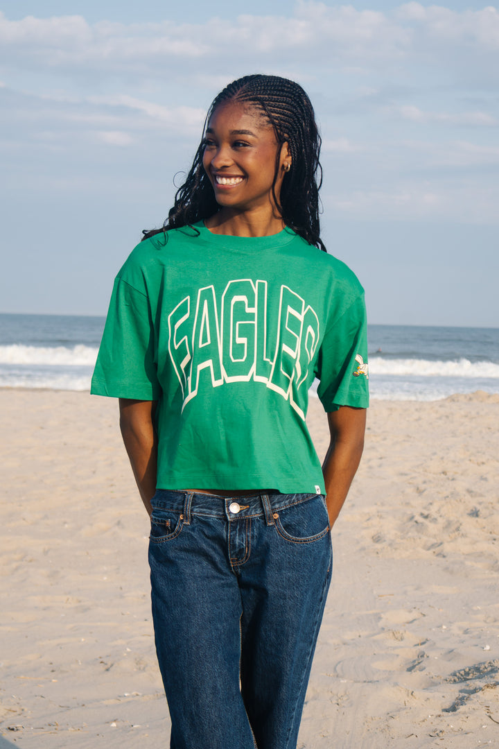Philadelphia Eagles Kelly Green Call Out Reed City T-Shirt
