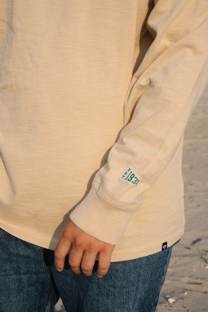 Philadelphia Eagles Tan Heavy Slub Long Sleeve T-Shirt