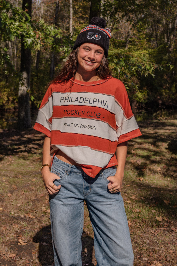 Philadelphia Hockey Color Block Stripe Shirt