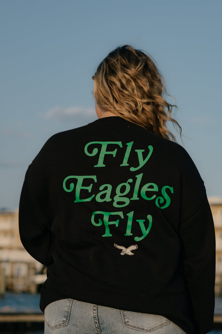 Philadelphia Eagles Historic Shout Out Oversized Sweatshirt