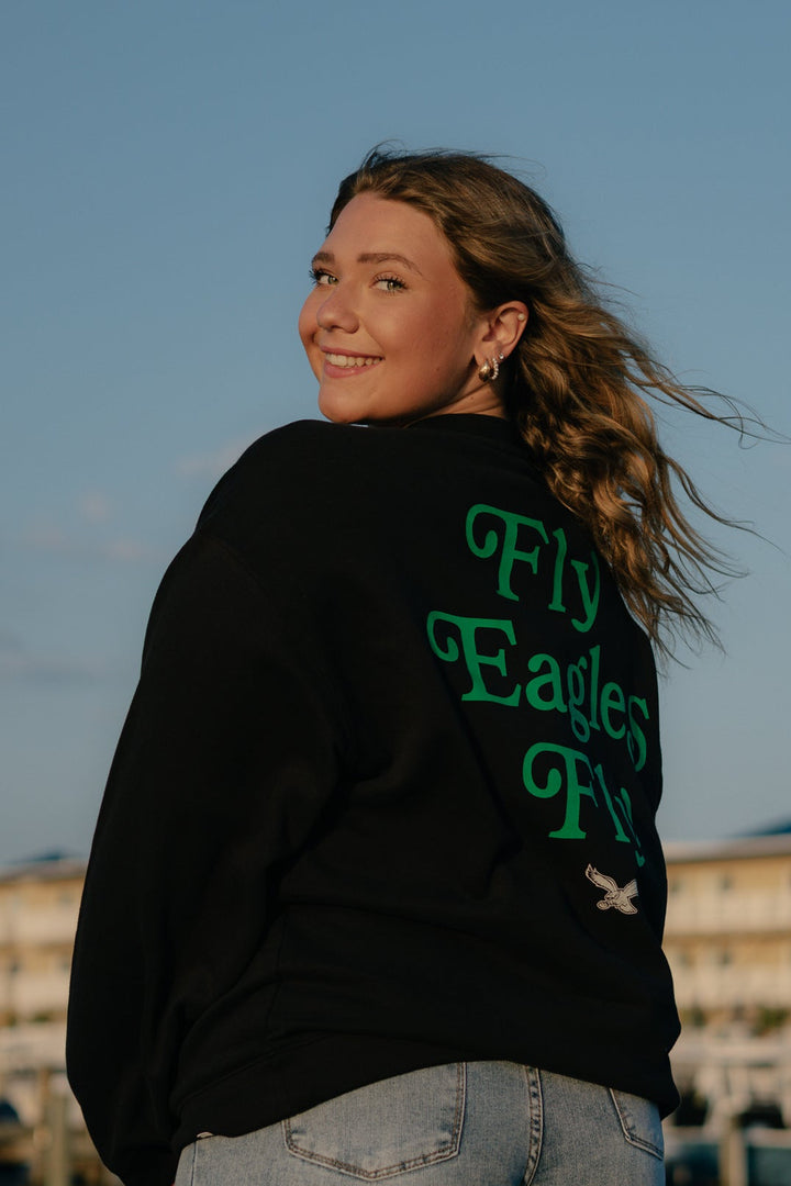 Philadelphia Eagles Historic Shout Out Oversized Sweatshirt