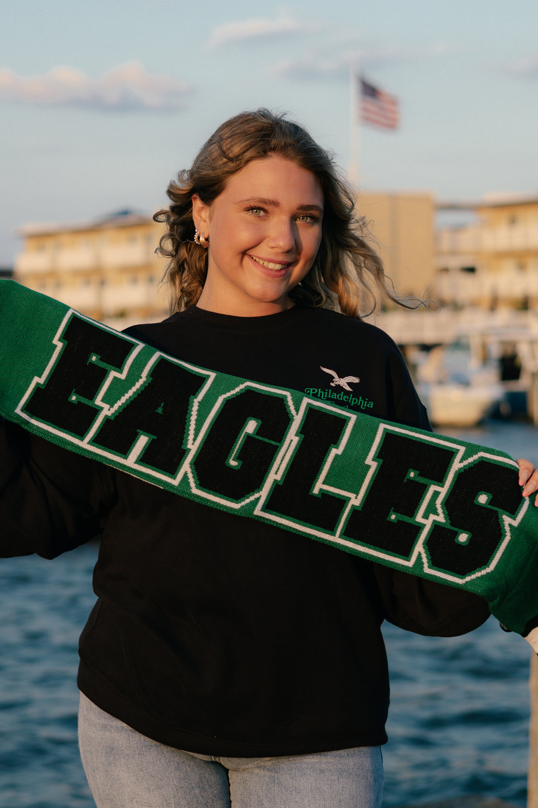 Philadelphia Eagles Historic Kelly Breakaway Scarf