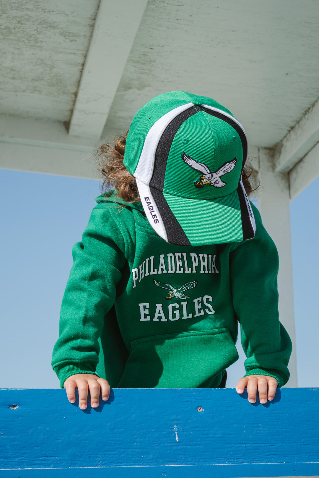 Youth White Philadelphia Eagles Team Mascot Snapback Hat (Copy) (Copy)