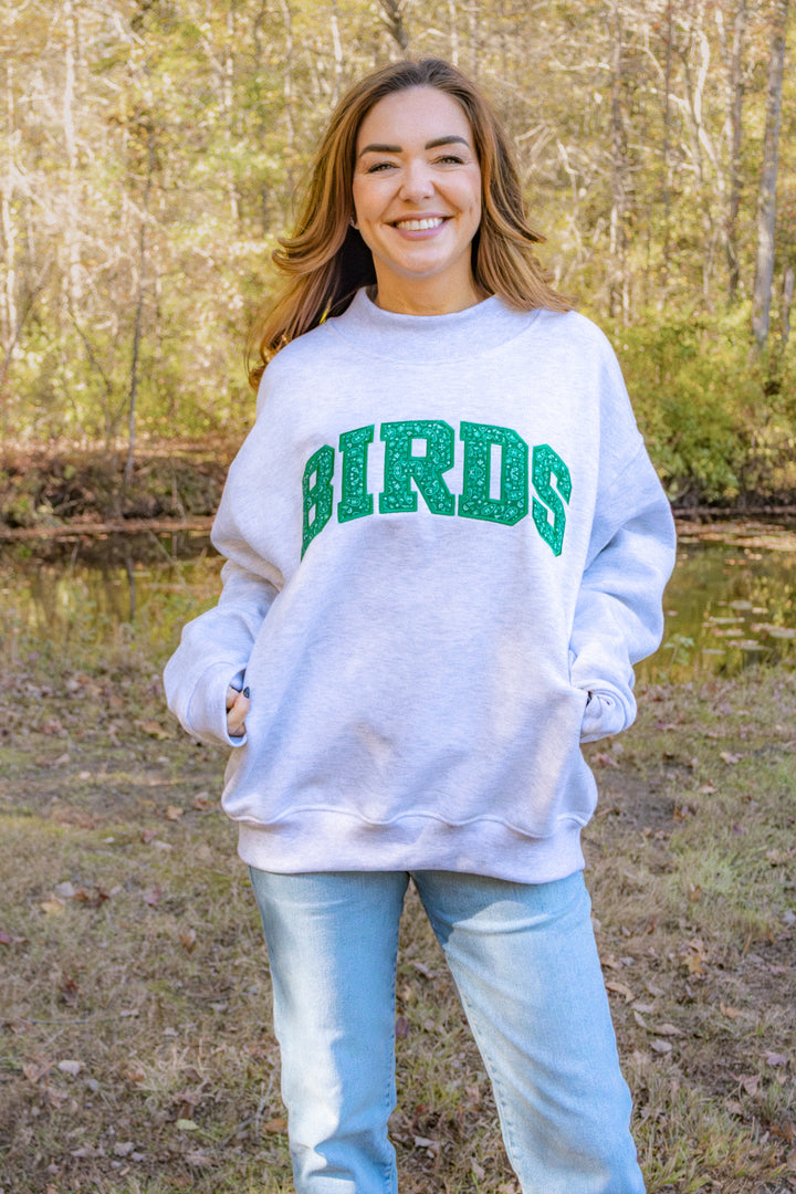 Philly Bandana Kelly Mock Neck Sweatshirt