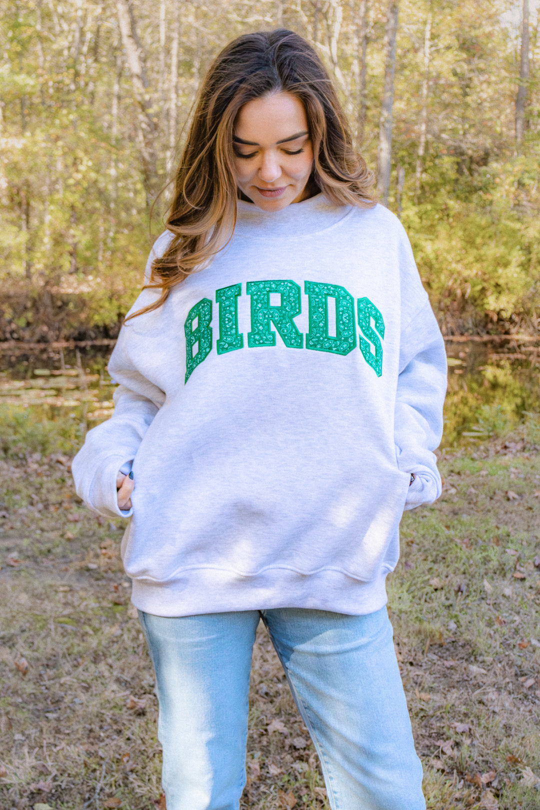 Philly Bandana Kelly Mock Neck Sweatshirt
