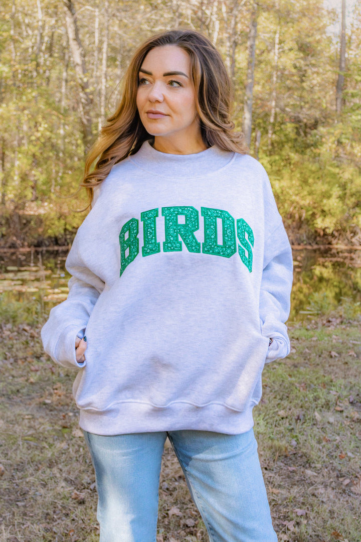 Philly Bandana Kelly Mock Neck Sweatshirt