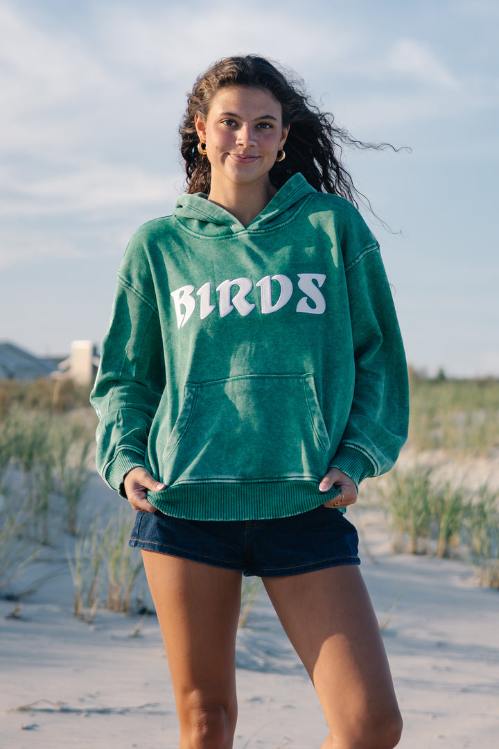 Philadelphia Football Birds Multi Patch Forest Hoodie
