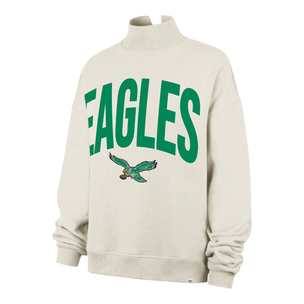 Philadelphia Eagles Historic Dune Subtle Muse Mock Neck Sweatshirt