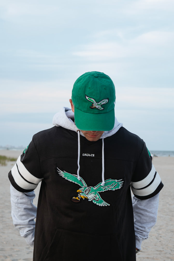 Philadelphia Eagles Kelly Green Clean Up Adjustable Hat